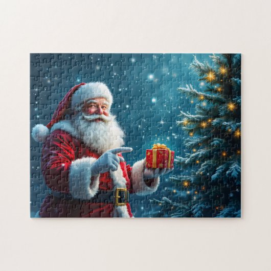 Kerstman Legpuzzel (Horizontaal)