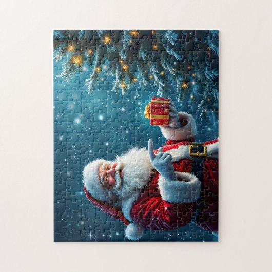 Kerstman Legpuzzel (Verticaal)