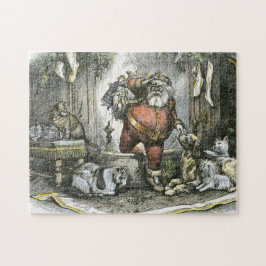 kerstman legpuzzel