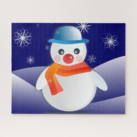 Kerstman Legpuzzel (Horizontaal)
