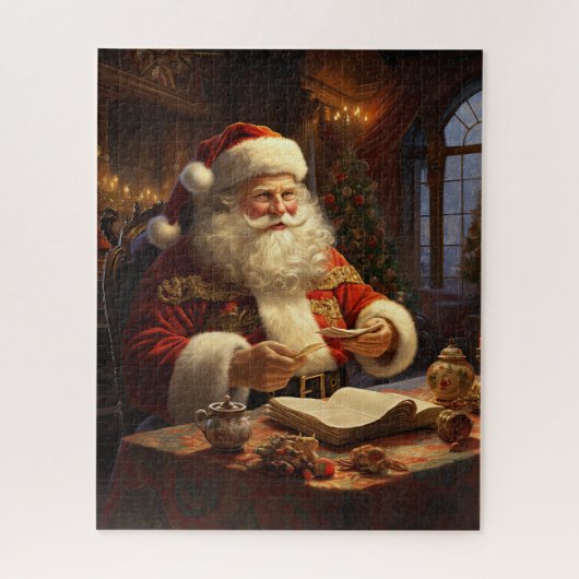  kerstman legpuzzel (Verticaal)