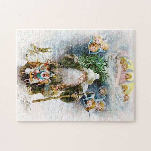 kerstman legpuzzel (Horizontaal)