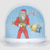 Kerstman levert Cadeaus Sneeuwbol (Voorkant)