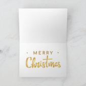 Kerstman levert een lading boeken af kaart (Binnen)