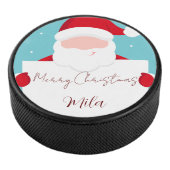 Kerstman, lief kerstfeest hockey puck (3/4)