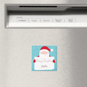 Kerstman, lief kerstfeest magneet (Insitu (Vaatwasser))