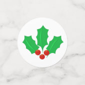 Kerstman & Lieve Elf Kerstmis Confetti (Kleine voorkant)