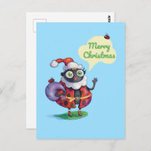 Kerstman Lieveheersbeestje Kerstmis