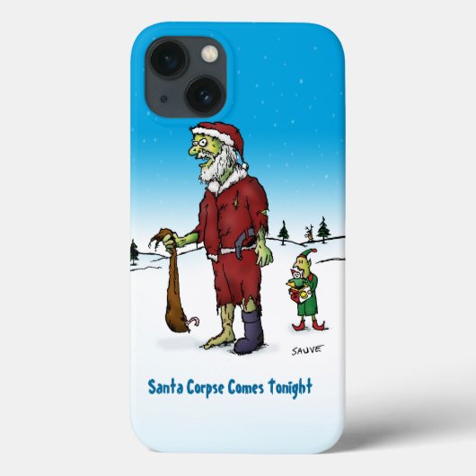 Kerstman Lijk Fun Zombie iPod Touch 5G Hoesje (Achterkant)