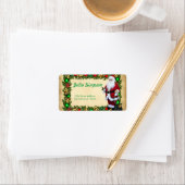 Kerstman, Lijst met kerstmis Etiket (Insitu)