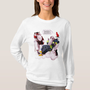 KERSTMAN ,LITTLE ANGEL & MERLIN Kerstfeest T-shirt