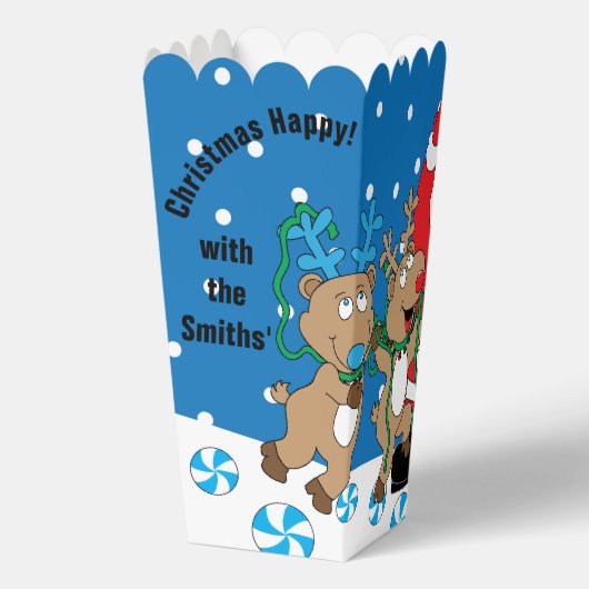 Kerstman LT Favor Boxes Bedankdoosjes (Achterkant)