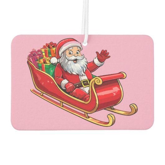 Kerstman Luchtverfrisser (Achterkant)