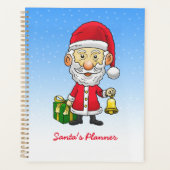 Kerstman luidt de bel planner (Voorkant)