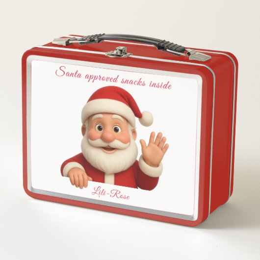 Kerstman Lunchbox Kerst Lekkernijen Editie (Voorkant)