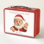 Kerstman Lunchbox Kerst Lekkernijen Editie (Achterkant)