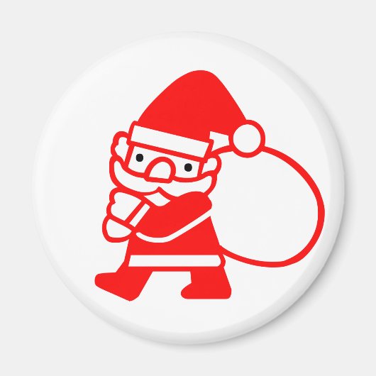 Kerstman Magneet (Voorkant)