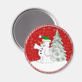 Kerstman Magneet (Voorkant / Achterkant)