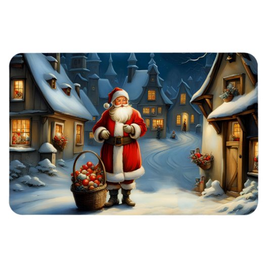 Kerstman Magnet Magneet (Horizontaal)