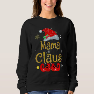 Kerstman Mama Claus Kerst Overeenkomstige Familie  Trui