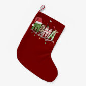 Kerstman Mama Kerstmis Grappig Kerstmis Mama Kleine Kerstsok (Voorkant (Hangend))