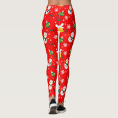 Kerstman, Mannen, vrouwen en Kinderen, het kerstde Leggings (Achterkant)