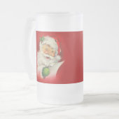  kerstman matglas bierpul (Voorkant links)