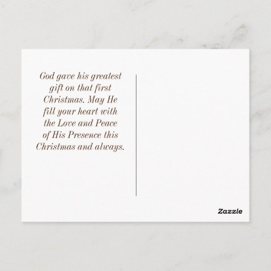 Kerstman Matthew 2:10 Bijbelmodern Star-ontwerp Briefkaart (Achterkant)