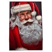 Kerstman Medium Cadeautas (Achterkant)