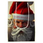 Kerstman Medium Cadeautas (Achterkant)