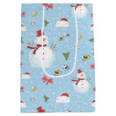 Kerstman Medium Cadeauzakje (Achterkant)