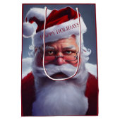 Kerstman Medium Cadeauzakje (Achterkant)