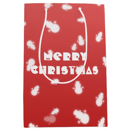 Kerstman Medium Cadeauzakje (Voorkant)