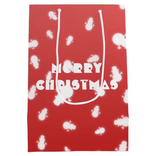 Kerstman Medium Cadeauzakje (Achterkant)