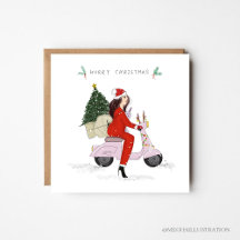 Kerstman meisje, Kerstmis,