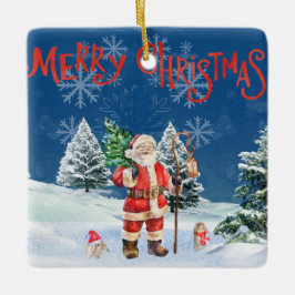 Kerstman Merry Kerst Ornament