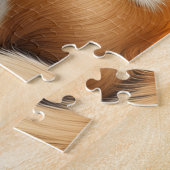 Kerstman met Afghaanse hond Legpuzzel (Zijkant)