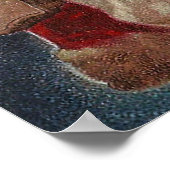  Kerstman met Angels Poster (Hoek)