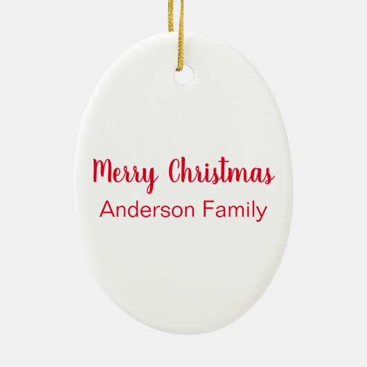 Kerstman met Baby met vogels op kop Keramisch Ornament (Achterkant)