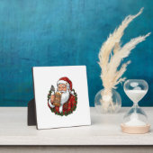 Kerstman met bierglas fotoplaat (Insitu)