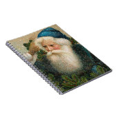 Kerstman met blauw Pet Notitieboek (Rechterzijde)