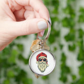 kerstman met bril sleutelhanger (Hand)