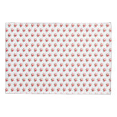 Kerstman met cadeau kerst kussen Hoesje Kussensloop (Achterkant)