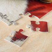 Kerstman met Chesapeake Bay Terrier Legpuzzel (Zijkant)