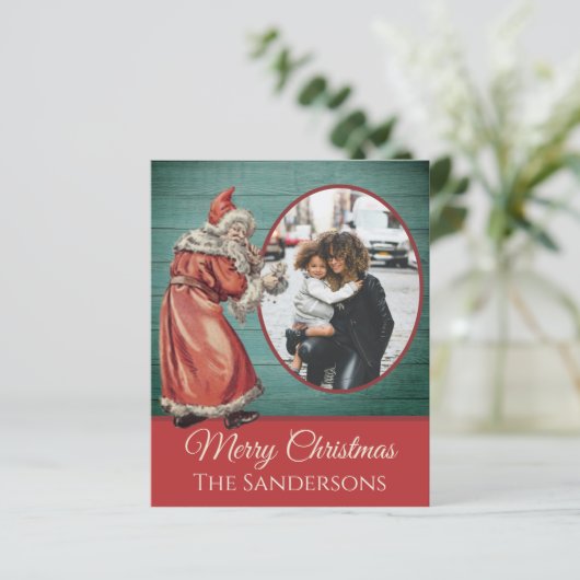  Kerstman met de kerstman (Staand voorkant)