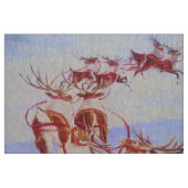 Kerstman met de slee stof (Fat Quarter)