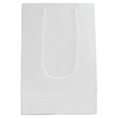 Kerstman met Deer Medium Cadeauzakje (Achterkant)