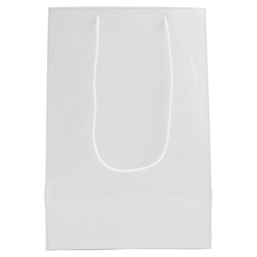 Kerstman met Deer Medium Cadeauzakje (Achterkant)