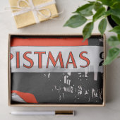  KERSTMAN MET DENNENBOOM Kerst Tissuepapier (Geschenk)