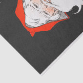  KERSTMAN MET DENNENBOOM Kerst Tissuepapier (Detail)